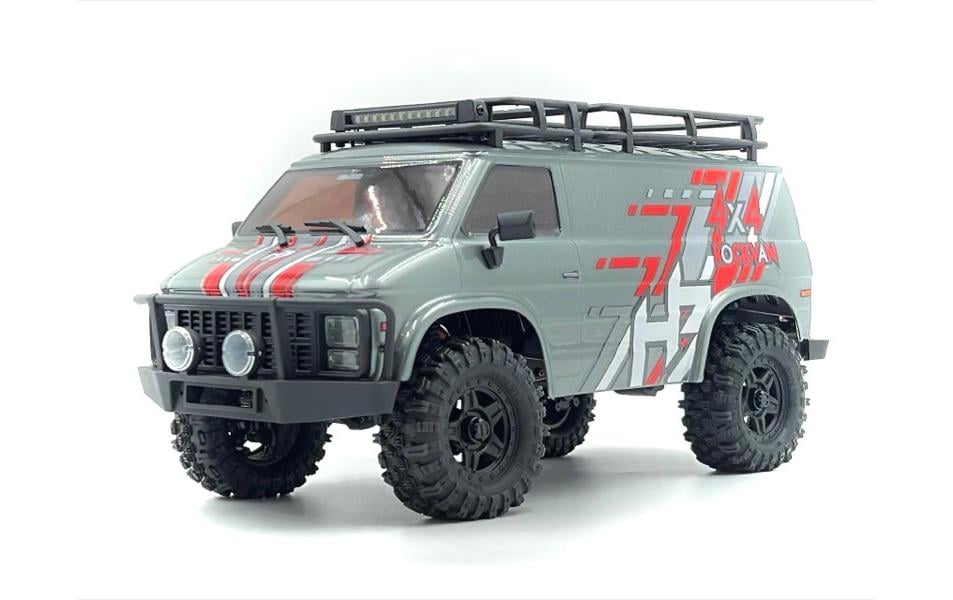 Absima Crawler CR18P EVO-V2 Rock Van grey, 4WD, RTR, 1:18