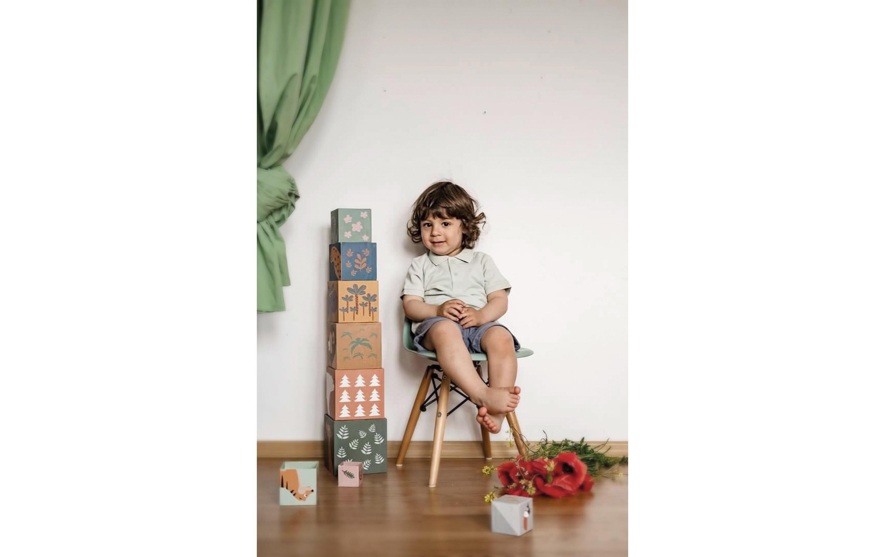 small foot Stapelspielzeug Safari