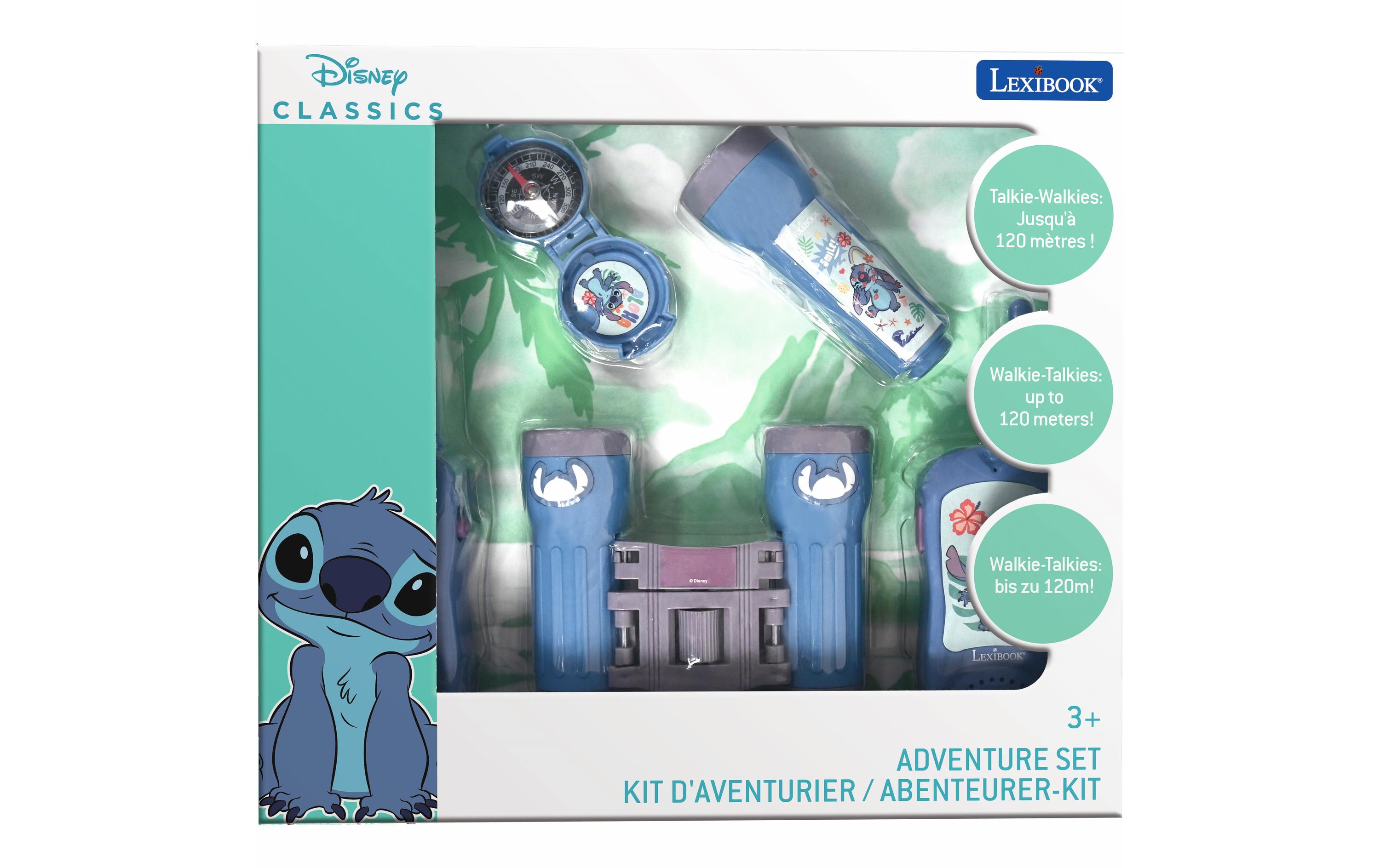 Lexibook Abenteurer-Set mit Stitch-Walkie-Talkies Lexibook Abenteurer-Set mit Stitch-Walkie-Talkies