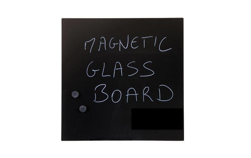 Bi-Office Magnethaftendes Glassboard 38 cm x 38 cm, Schwarz Bi-Office Magnethaftendes Glassboard 38 cm x 38 cm, Schwarz