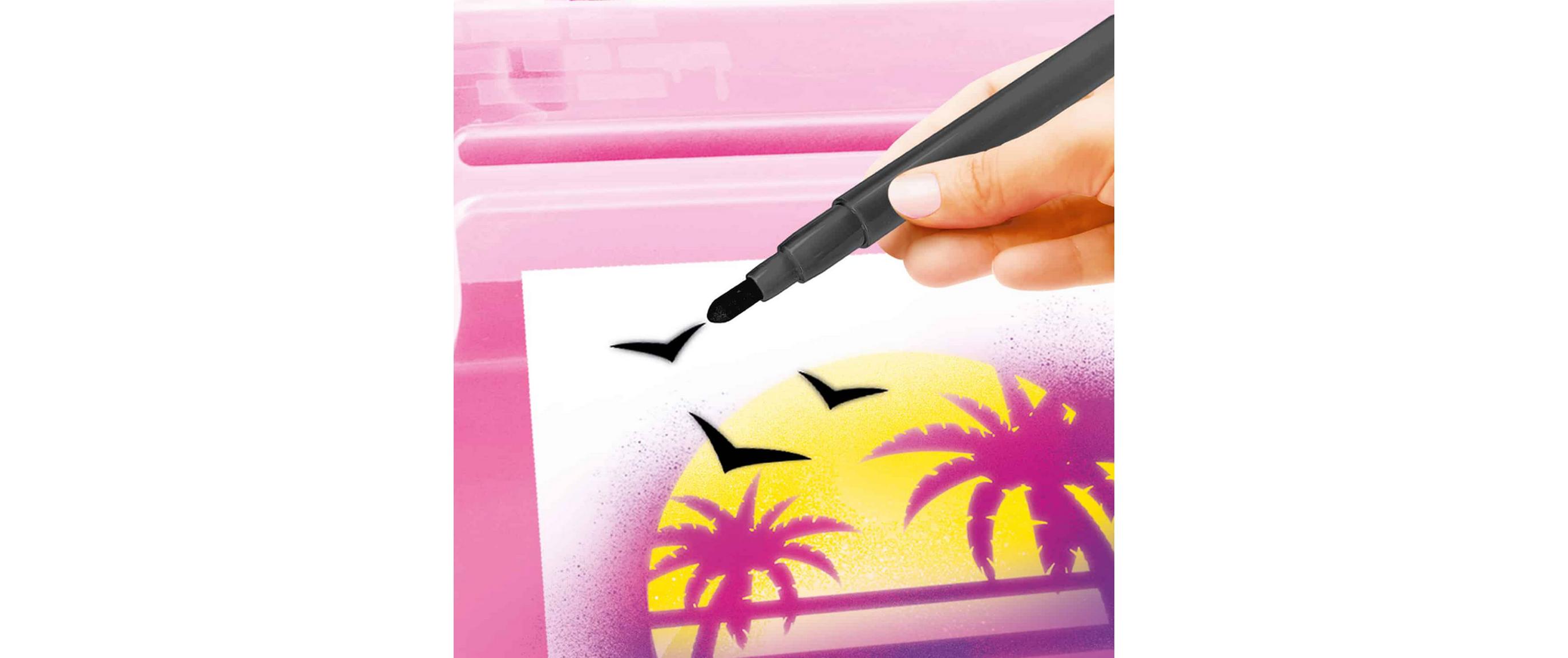 Canal Toys Bastelset Airbrush Art Activity Case