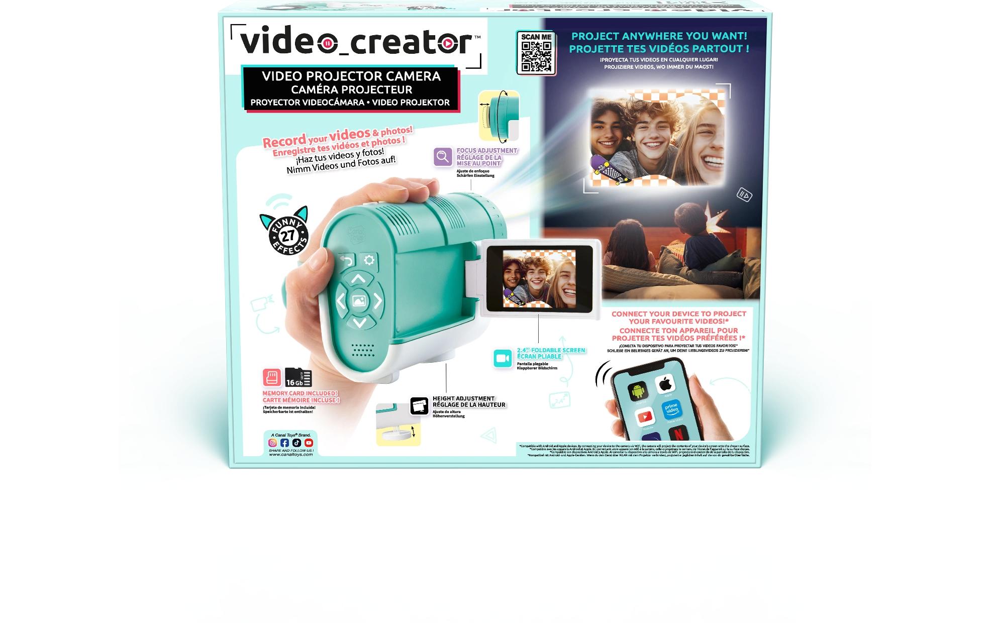 Canal Toys Camera Projector Türkis/Weiss