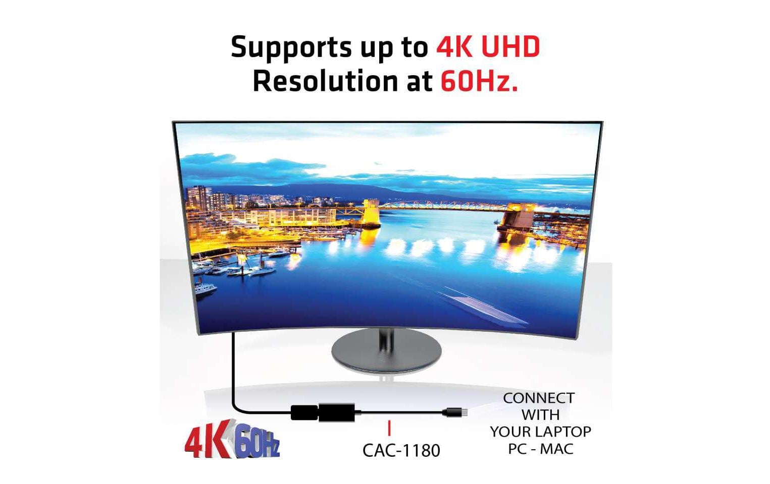 Club 3D Adapter Mini DP 1.4 - HDMI 2.0 HDR, 4K aktiv