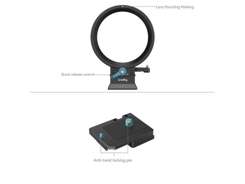 Smallrig Montageplatte Canon EOS R Series Kit Drehbar