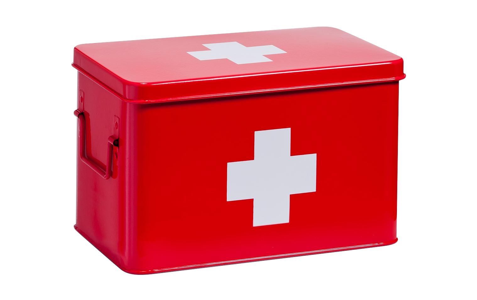 Zeller Present Erste Hilfe Schrank 32 x 19.5 x 20 cm, Rot