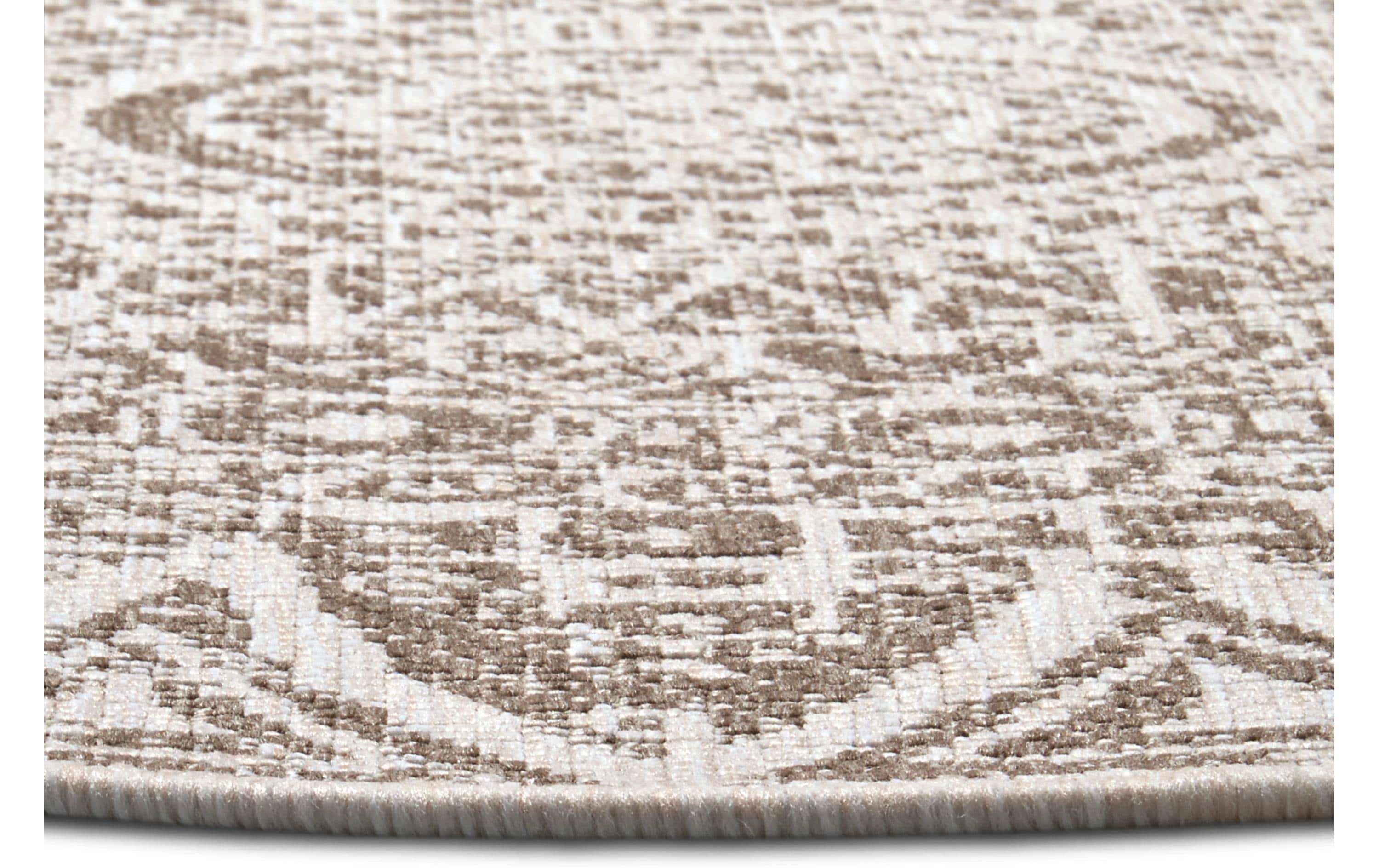 Freundin Home Collection Teppich Lilja 140 cm, Beige