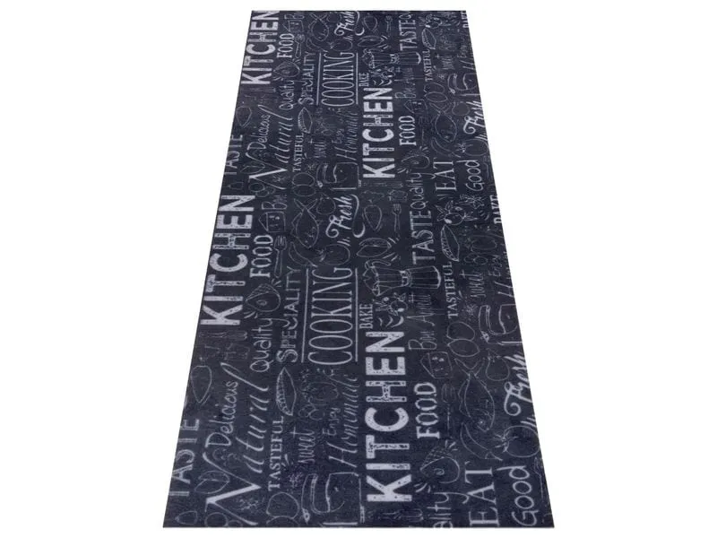 Hanse Home Teppich Kitchen 50 cm x 150 cm, Anthrazit Hanse Home Teppich Kitchen 50 cm x 150 cm, Anthrazit