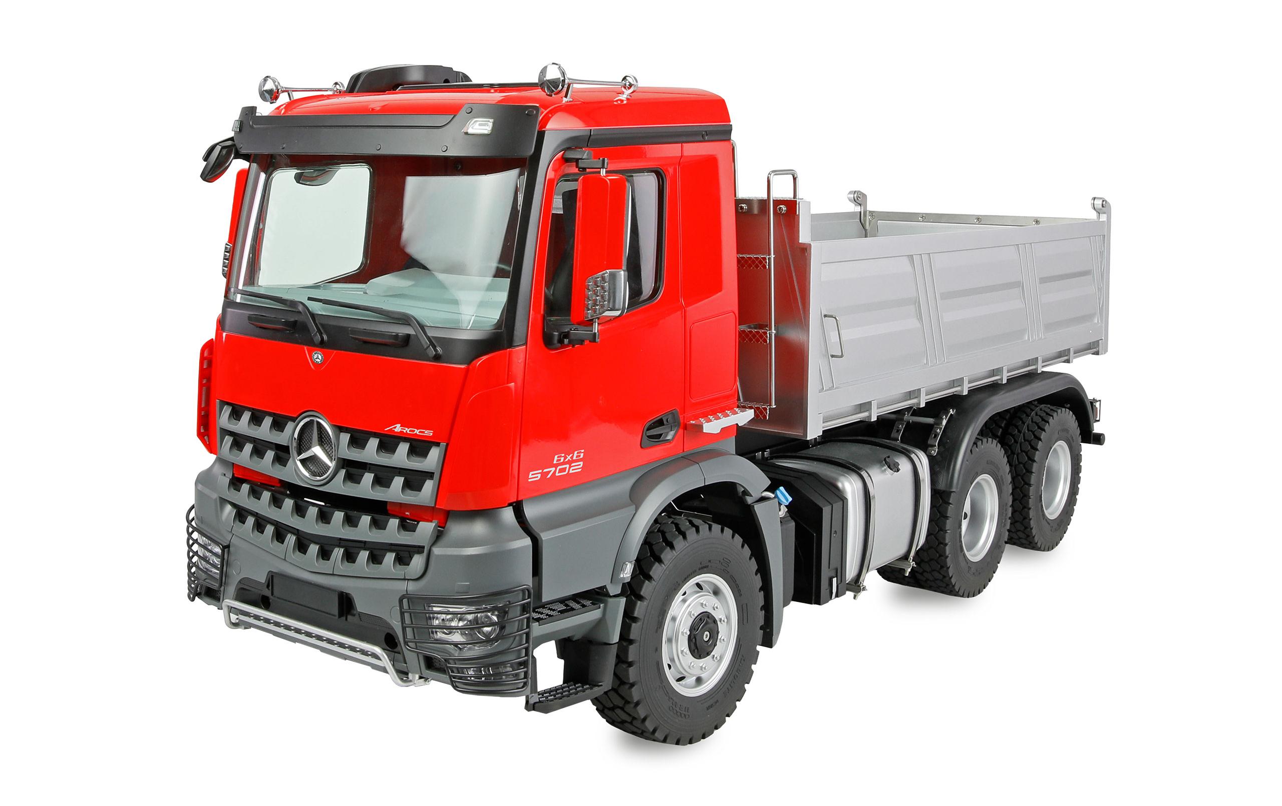 Amewi Mercedes-Benz Arocs Muldenkipper 6 x 6 1:14 RTR Rot Amewi Mercedes-Benz Arocs Muldenkipper 6 x 6 1:14 RTR Rot