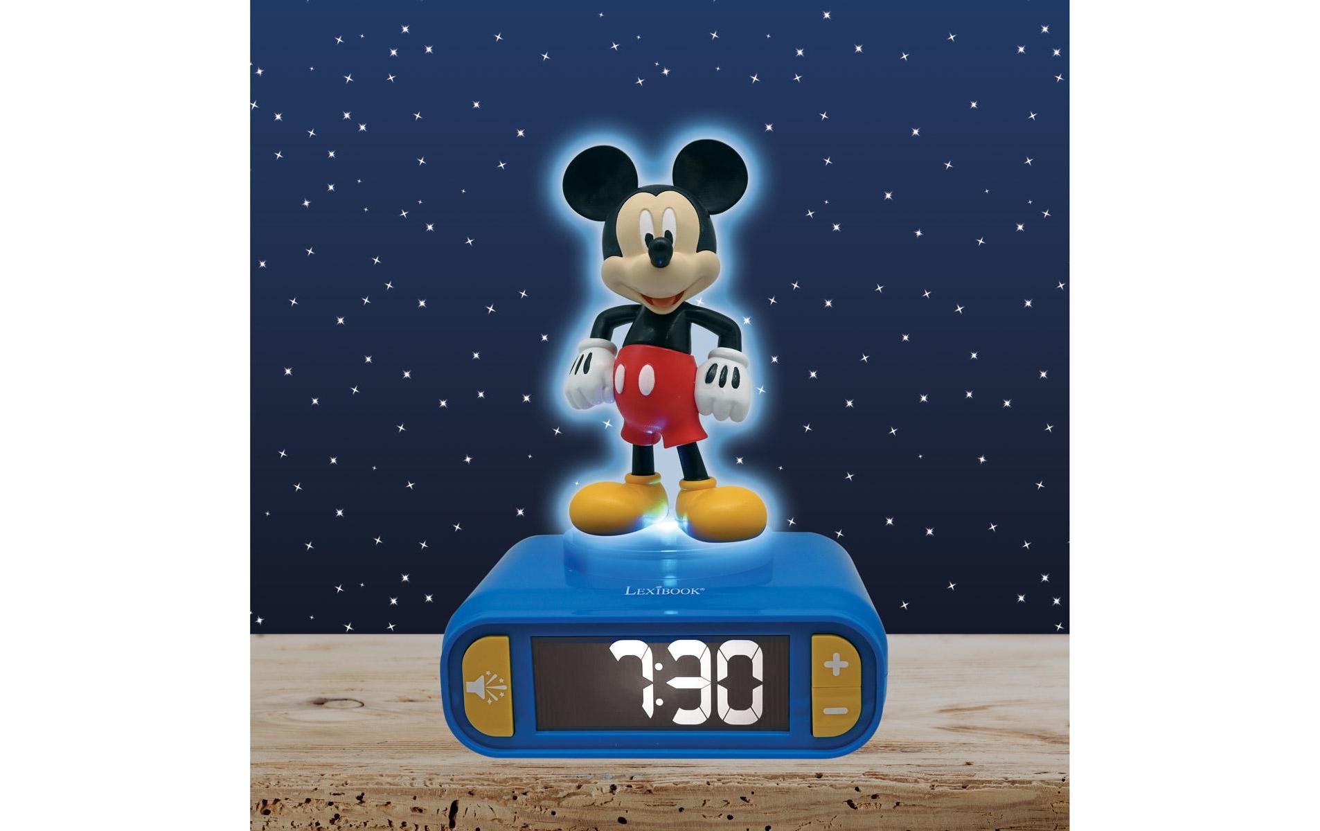 Lexibook Wecker Nachtlicht-Wecker Mickey Mouse