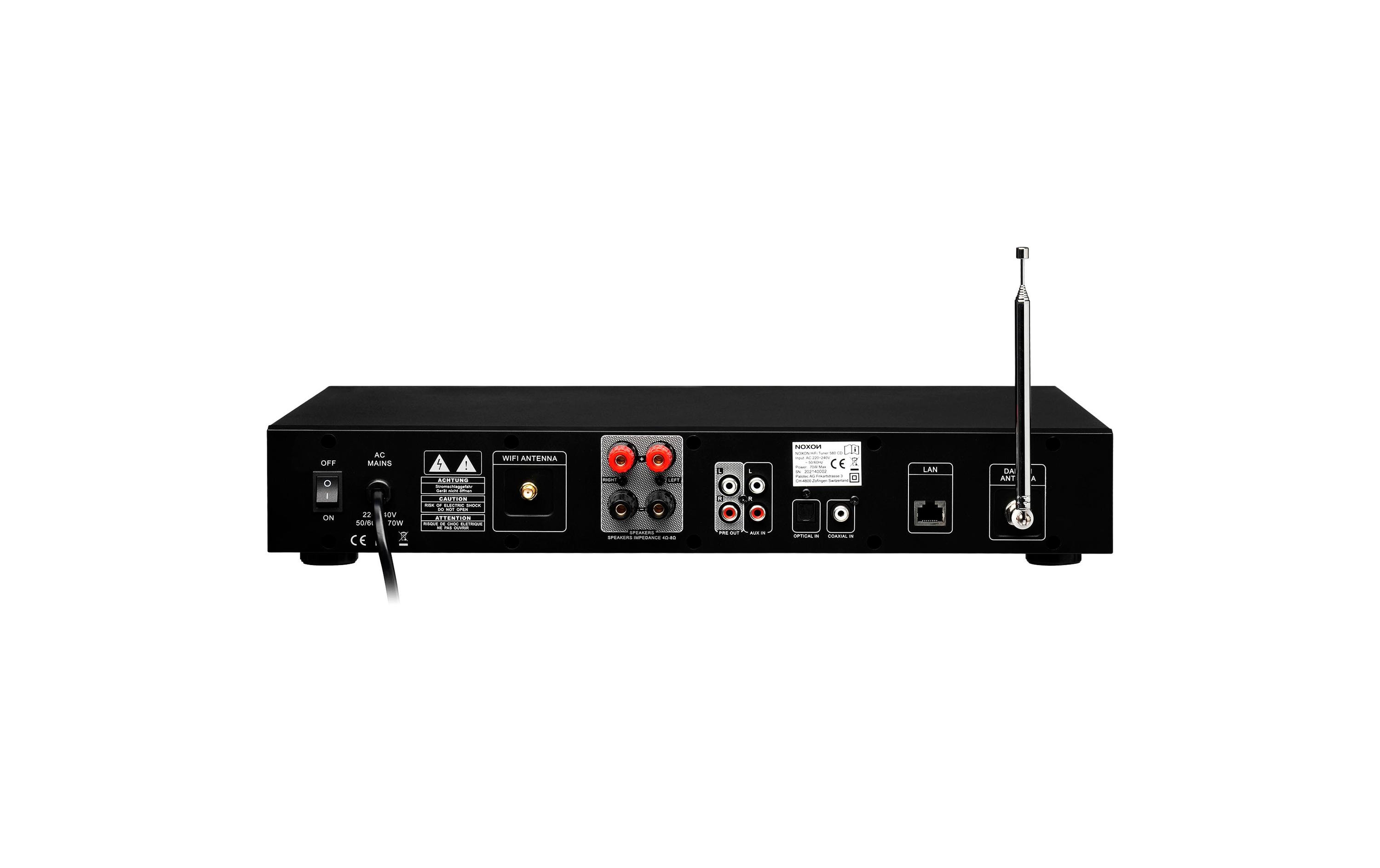 Noxon Netzwerk-Audioplayer A580 CD Schwarz