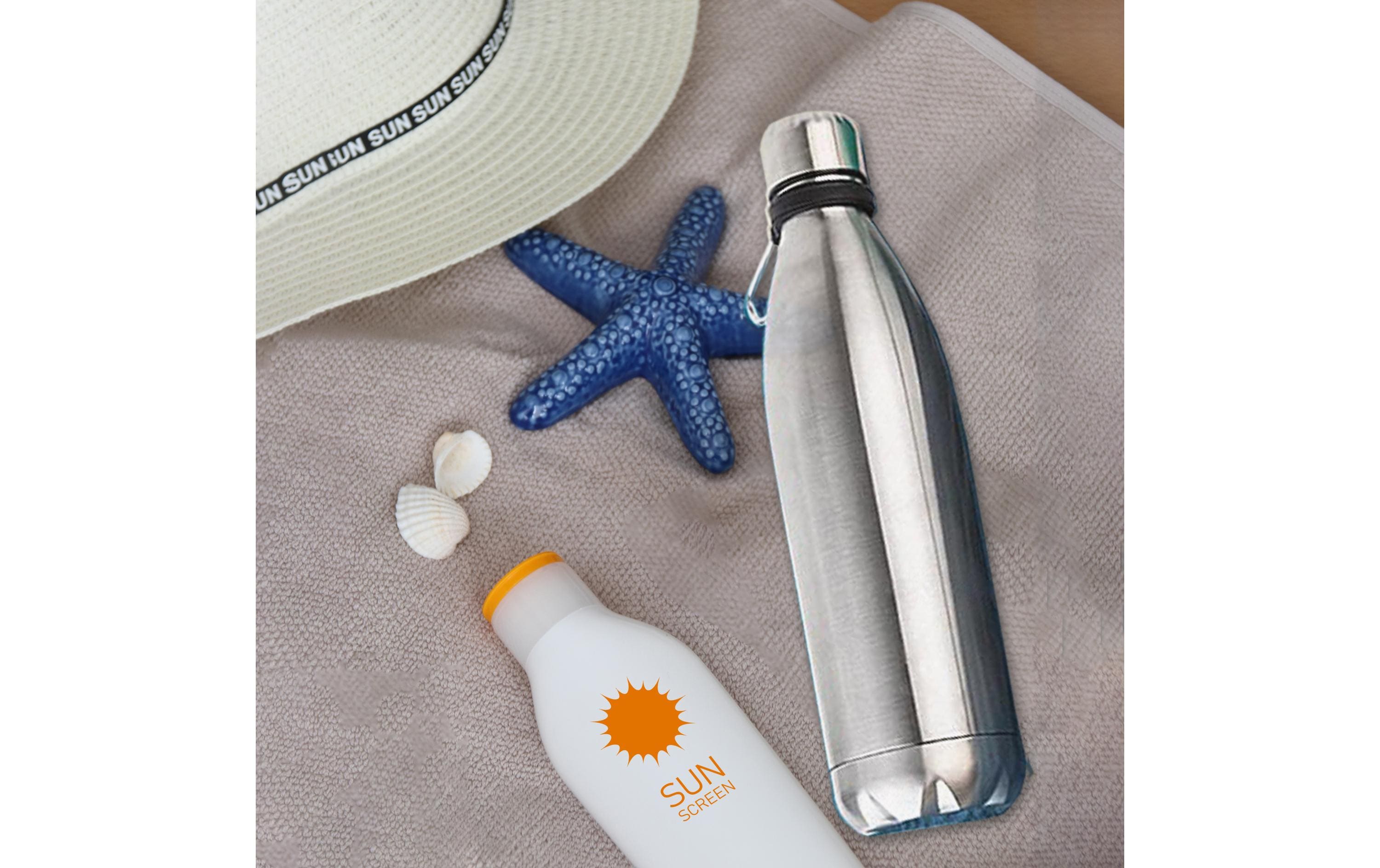 KH Security Isolierflasche Hidden Safe, Chrom KH Security Isolierflasche Hidden Safe, Chrom