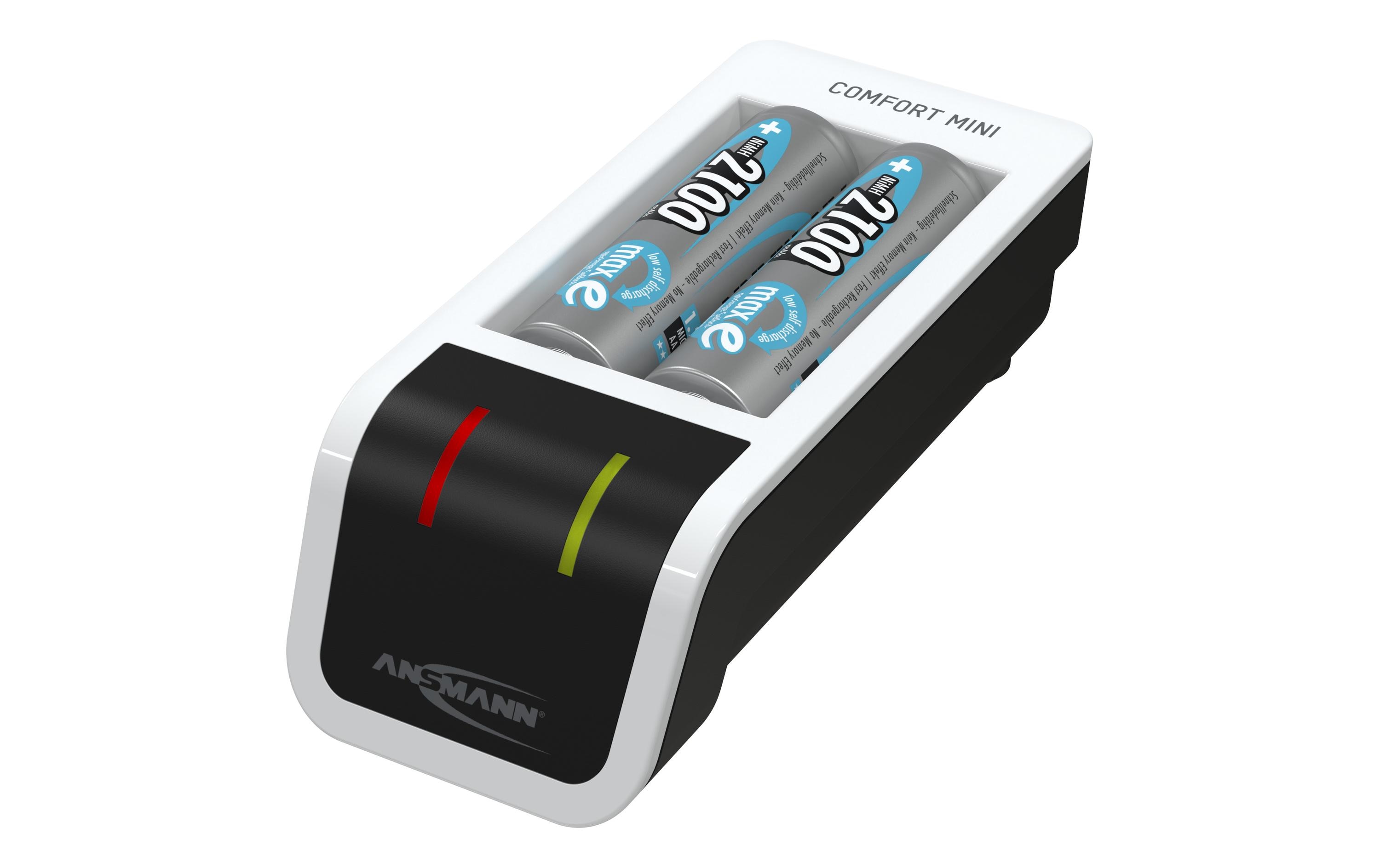 Ansmann Ladegerät Comfort Mini+ 2x AA 2100 mAh Ansmann Ladegerät Comfort Mini+ 2x AA 2100 mAh