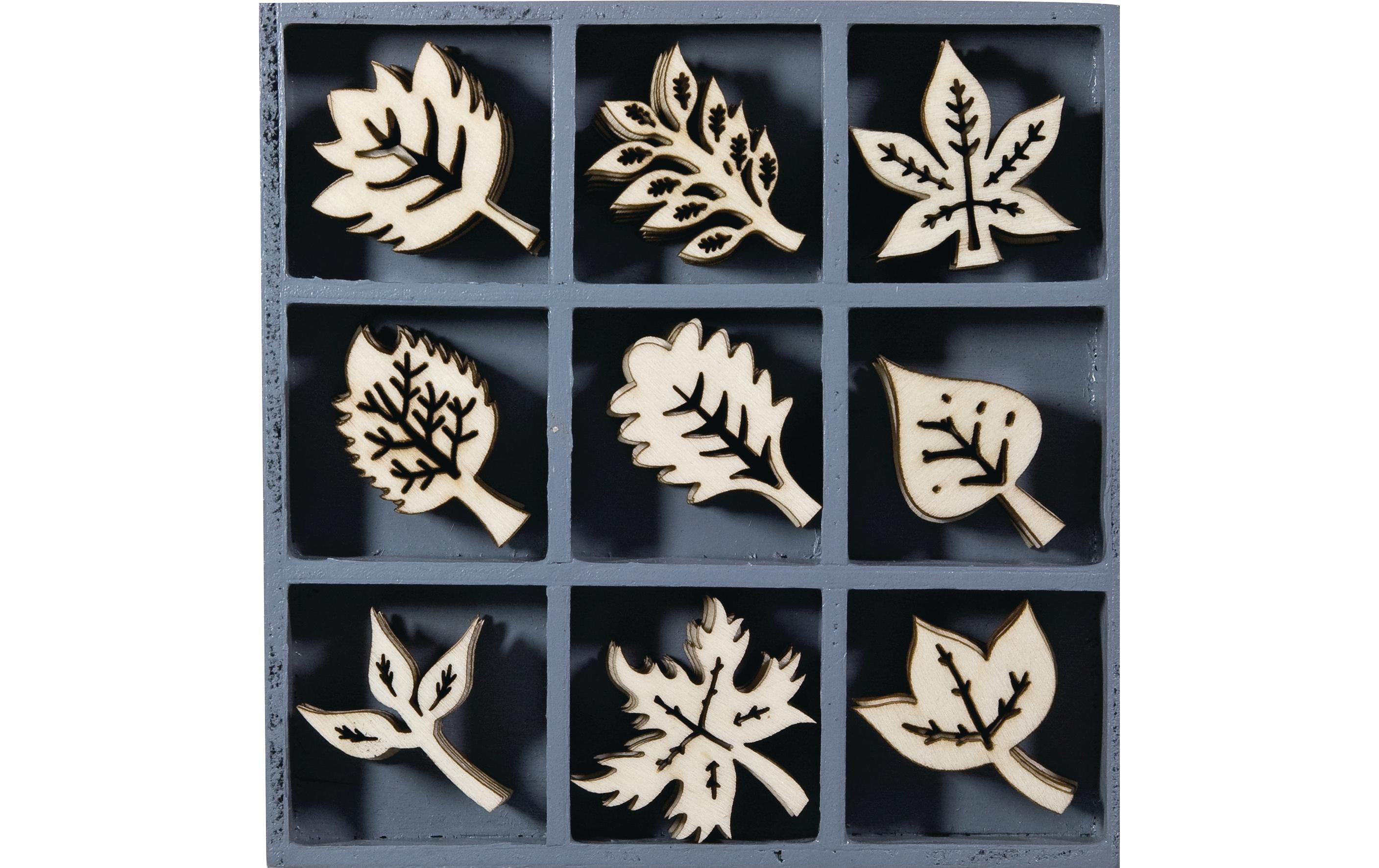 Heyda Streudeko Holz, Blätter