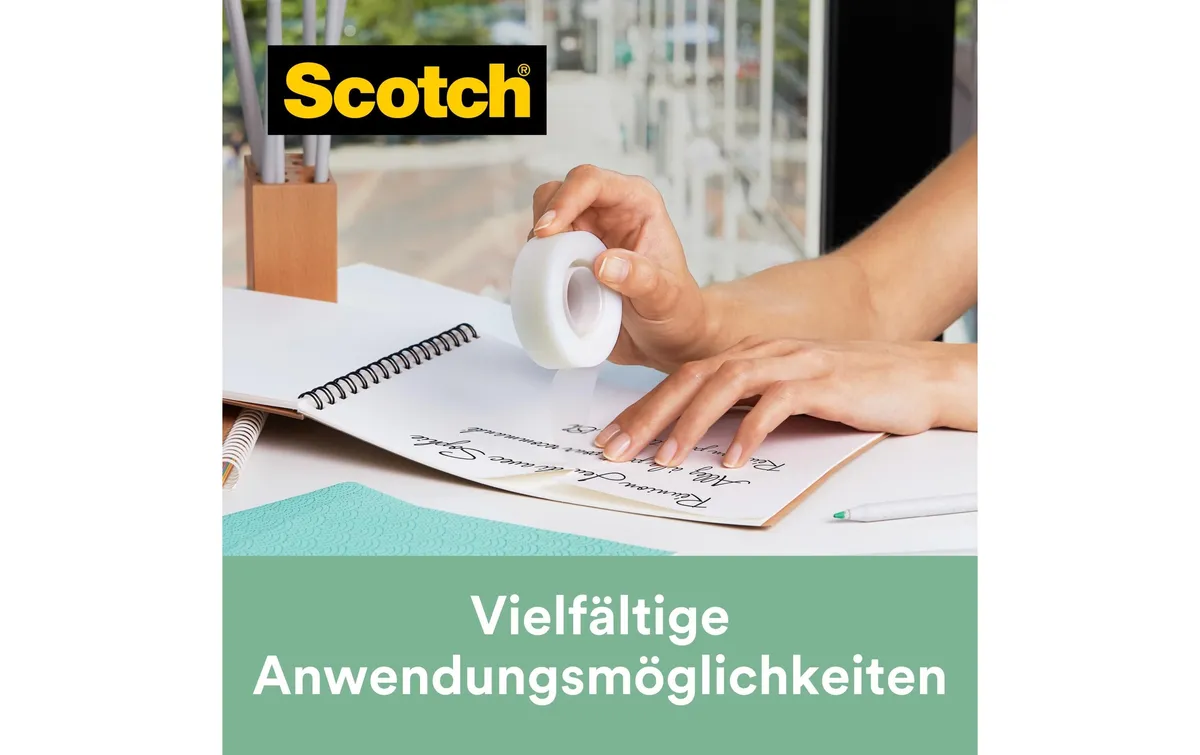 Scotch Tischabroller Magic 19 mm x 33 m, Schwarz Scotch Tischabroller Magic 19 mm x 33 m, Schwarz