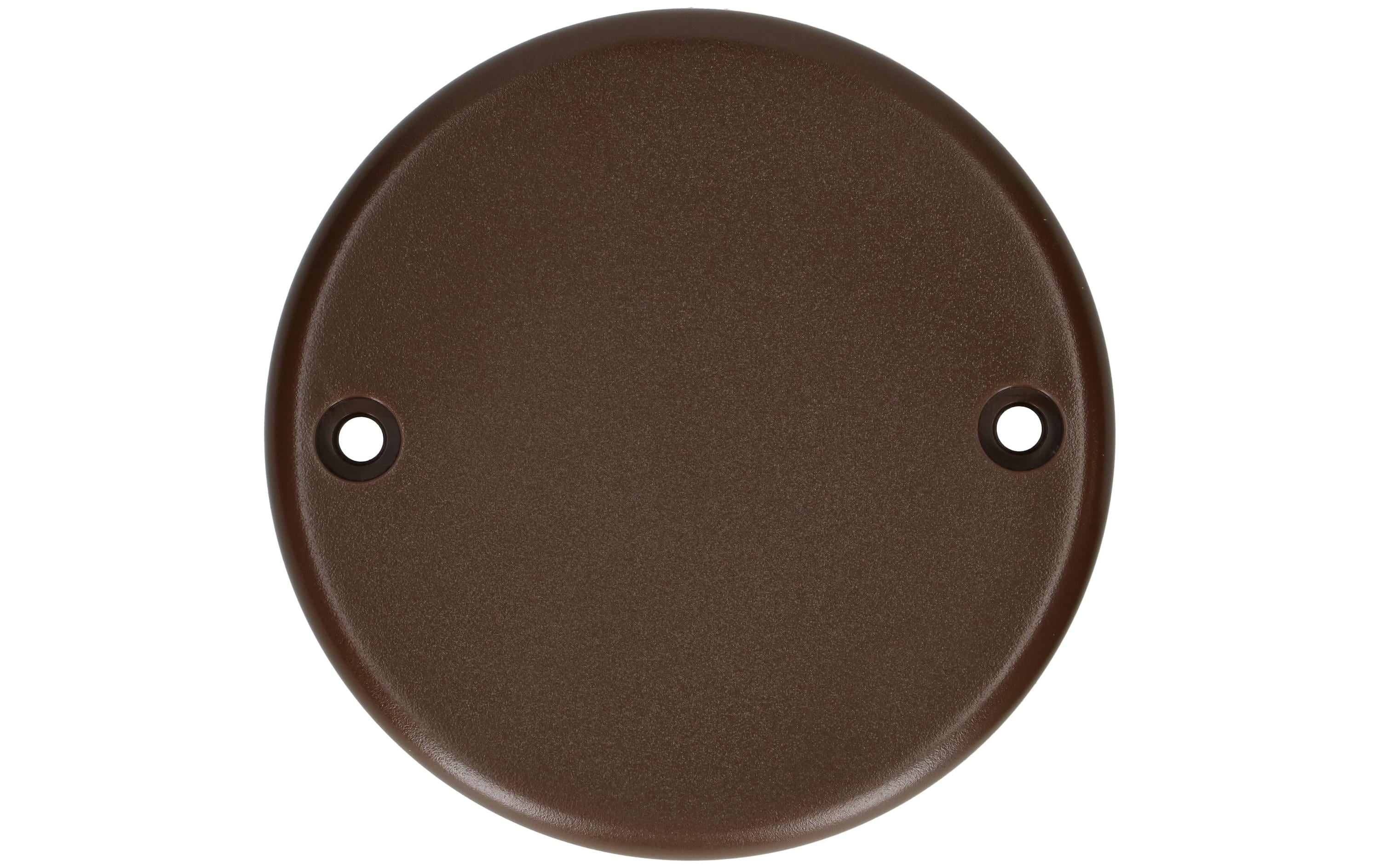 Max Hauri Deckenrosette rund, 2 Befestigungslöcher, Braun Max Hauri Deckenrosette rund, 2 Befestigungslöcher, Braun