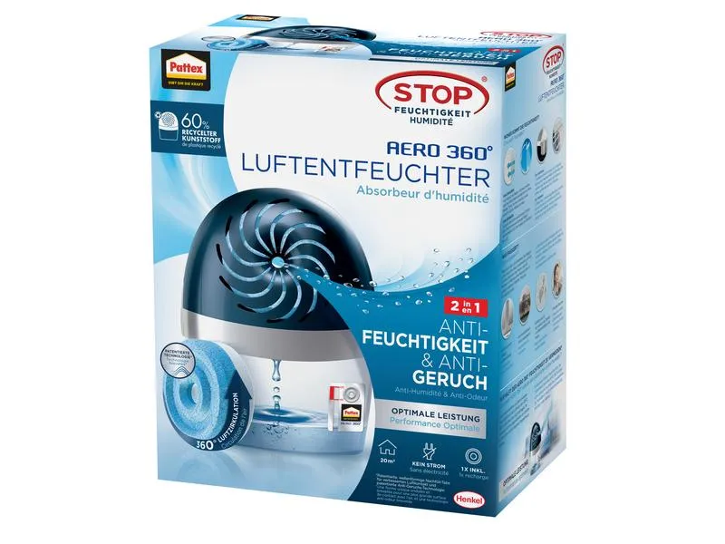 Pattex Entfeuchter Aero 360° (20 m²) Pattex Entfeuchter Aero 360° (20 m²)