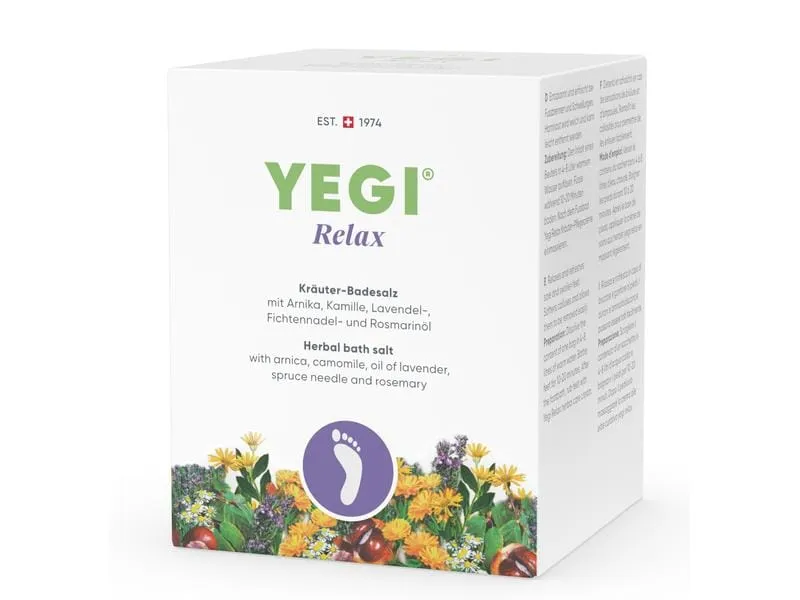 Yegi Fussbad Relax Kräuter Salz 8 x 50 g Yegi Fussbad Relax Kräuter Salz 8 x 50 g