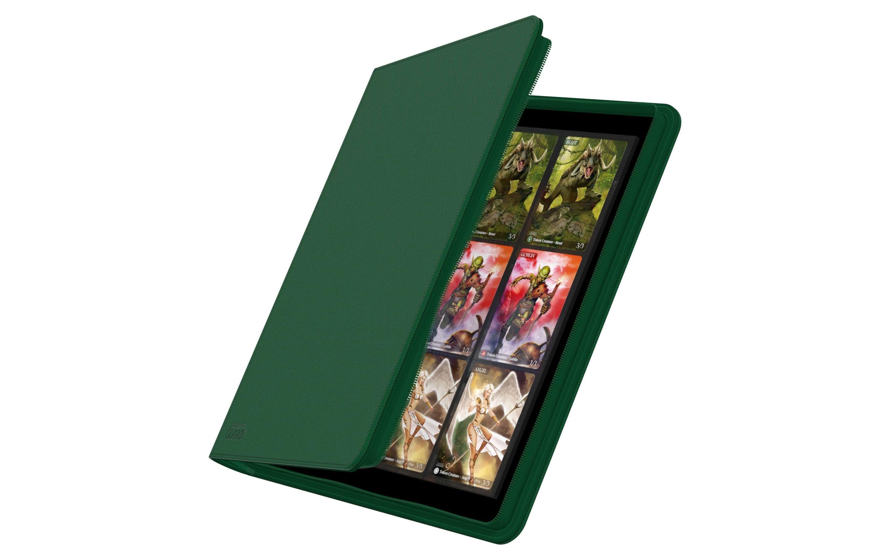 Ultimate Guard Karten-Portfolio QuadRow ZipFolio 480 24-Pocket, grün