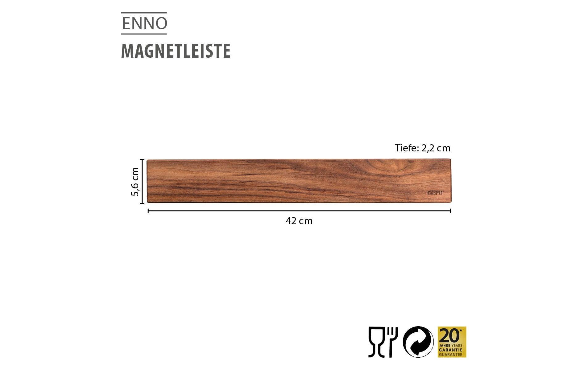 GEFU Magnetschiene Enno 42 cm, Braun
