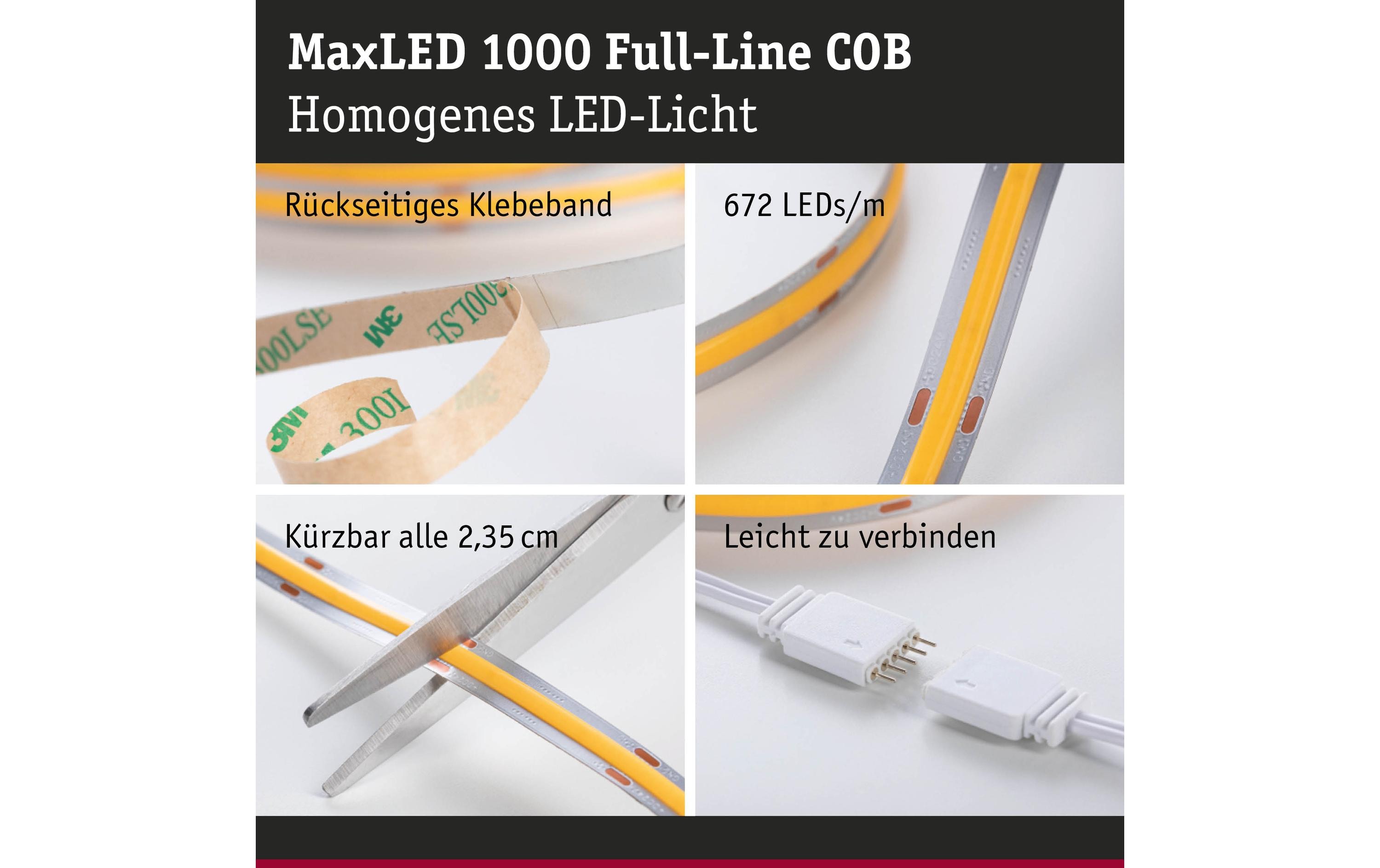 Paulmann MaxLED 1000 LED Strip Full-Line COB Basisset