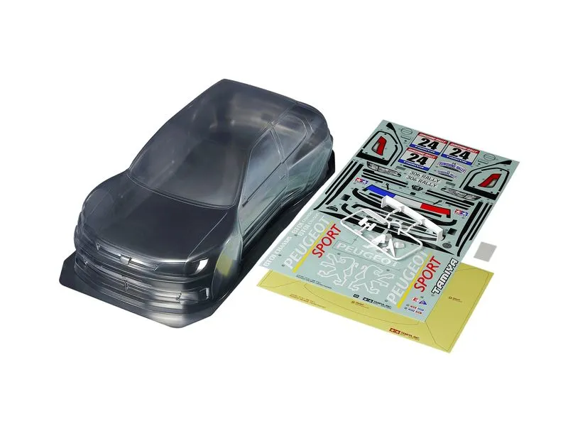 Tamiya Karosserie Peugeot 306 Maxi Body Parts Set 1:10 Tamiya Karosserie Peugeot 306 Maxi Body Parts Set 1:10