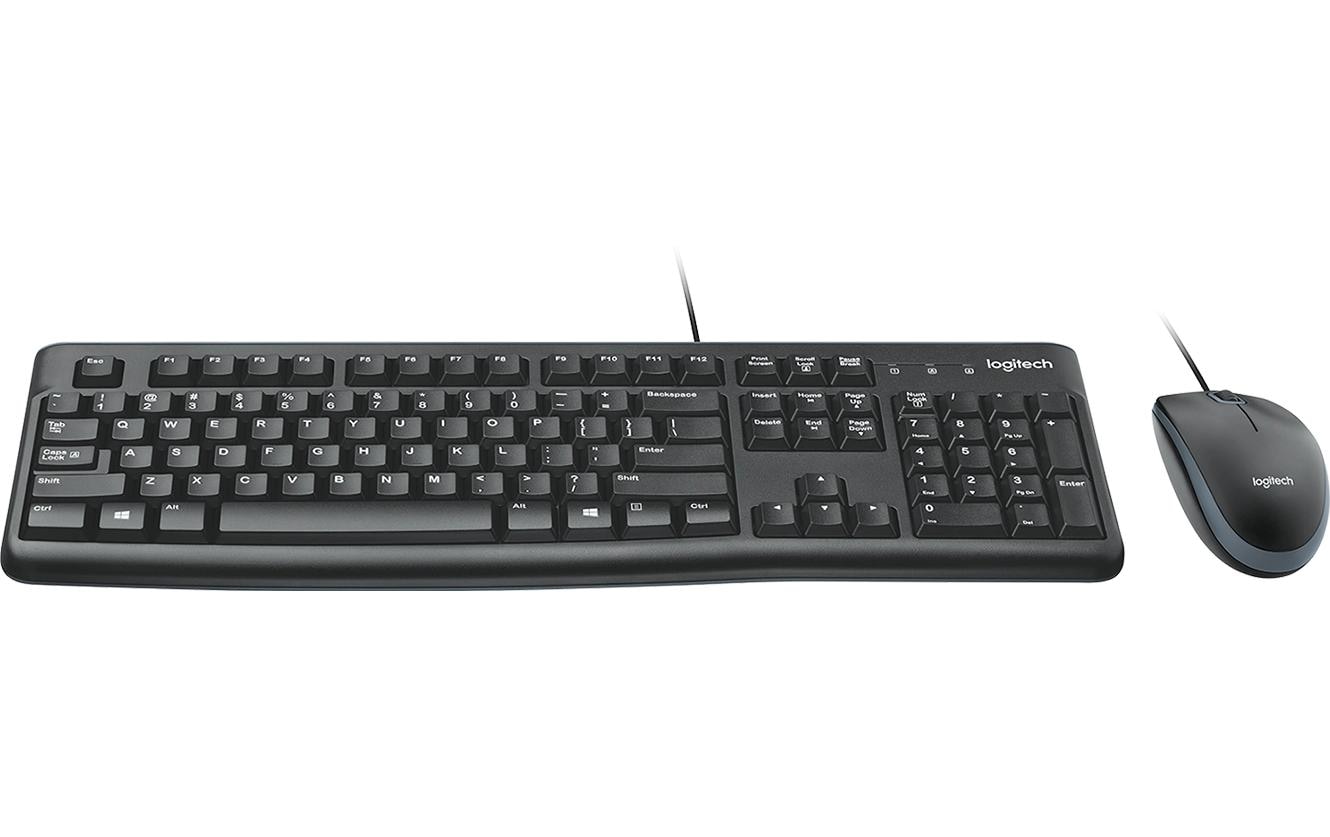 Logitech Tastatur-Maus-Set Desktop MK120
