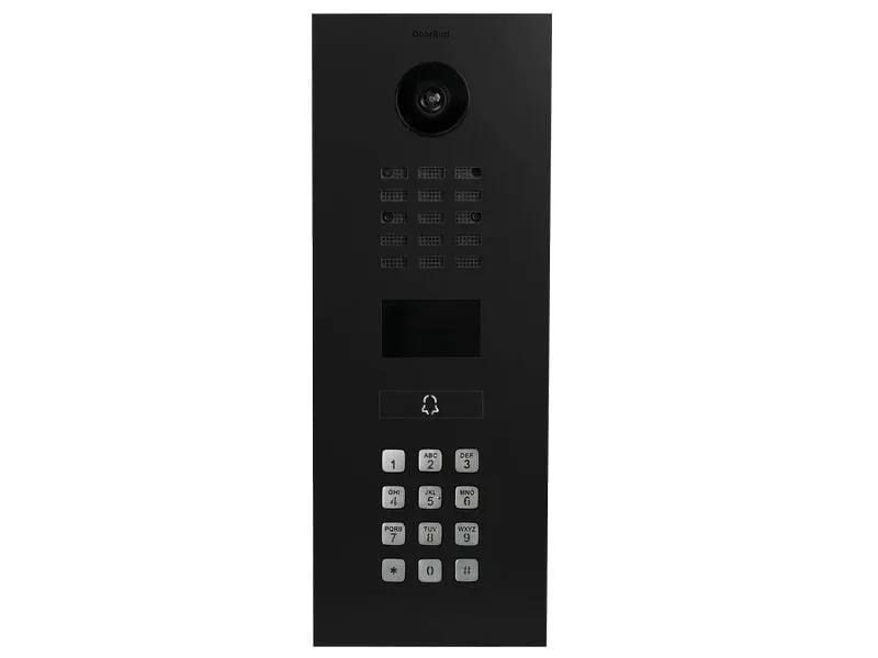 Doorbird D2201KV IP Video Türsprechanlage Graphitschwarz Doorbird D2201KV IP Video Türsprechanlage Graphitschwarz