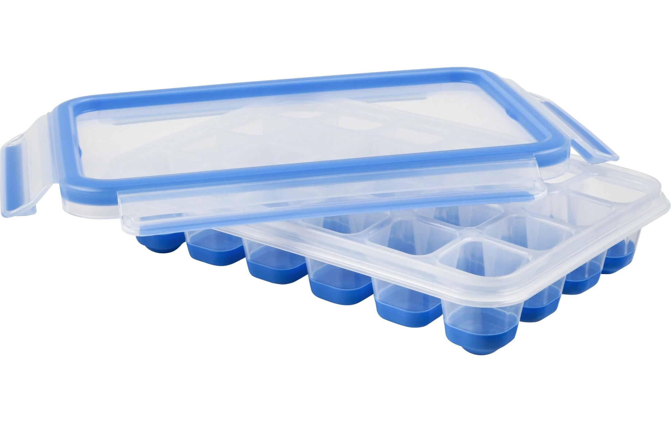 Emsa Eiswürfelbox Clip & Close Blau/Transparent