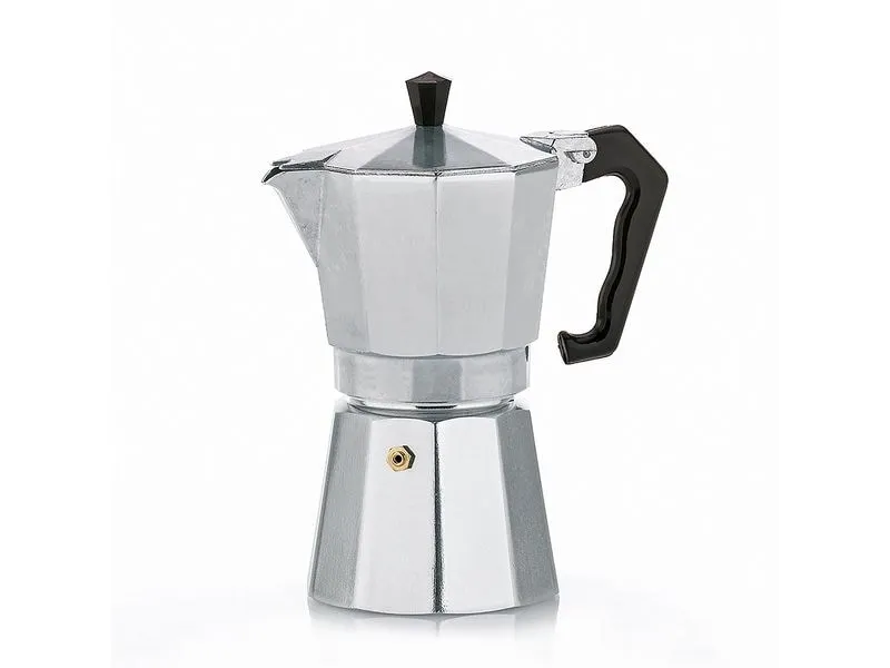 Kela Espressokocher Italia 9 Tassen, Silber