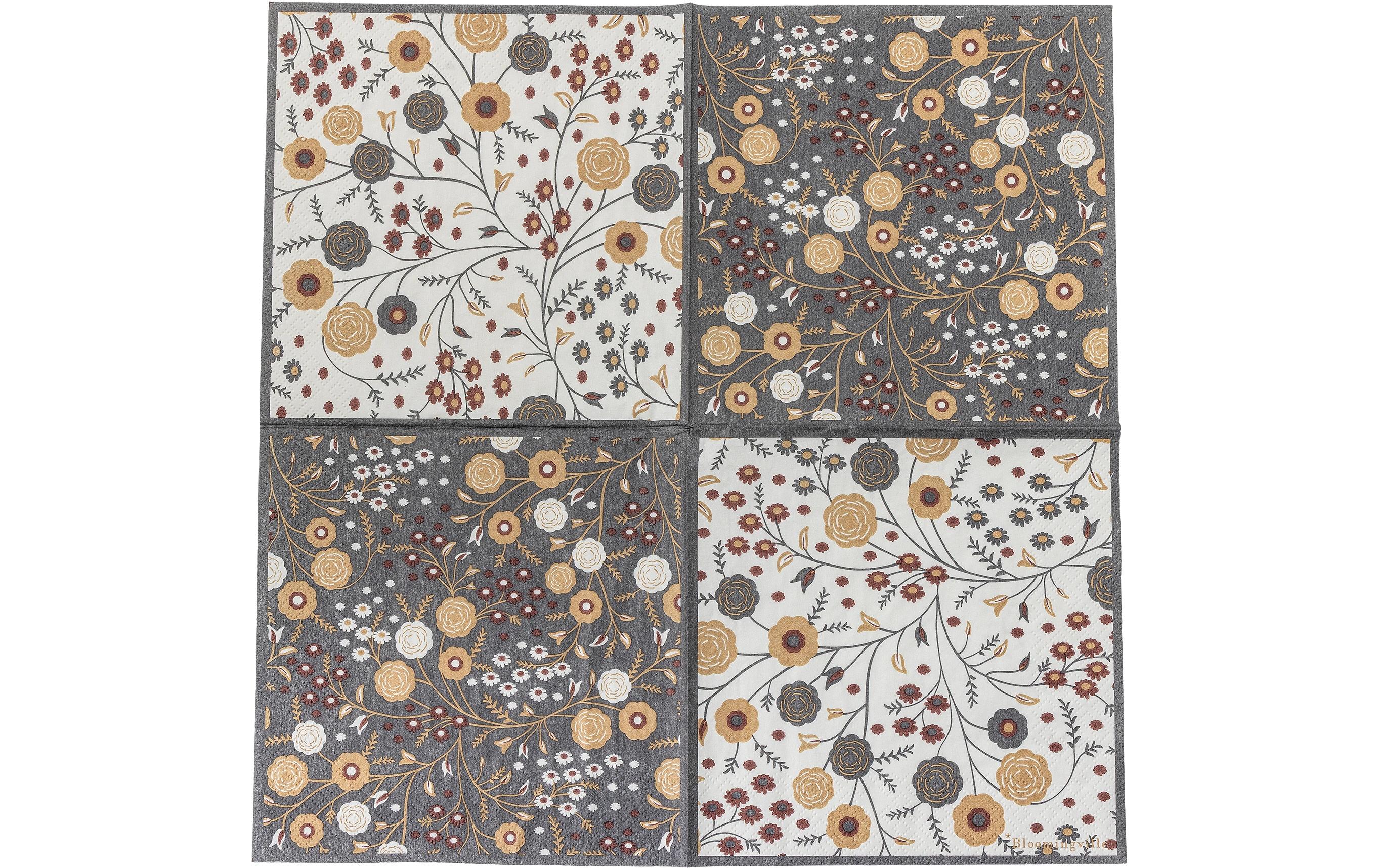 Bloomingville Papierservietten Eydis 33 cm x 33 cm, 20 Stück