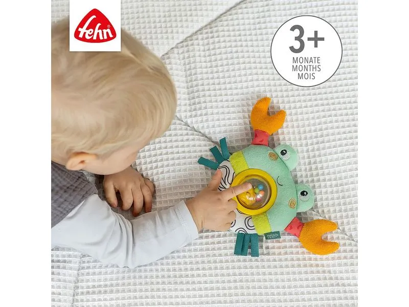 fehn Drehballrassel Krabbe Mehrfarbig fehn Drehballrassel Krabbe Mehrfarbig