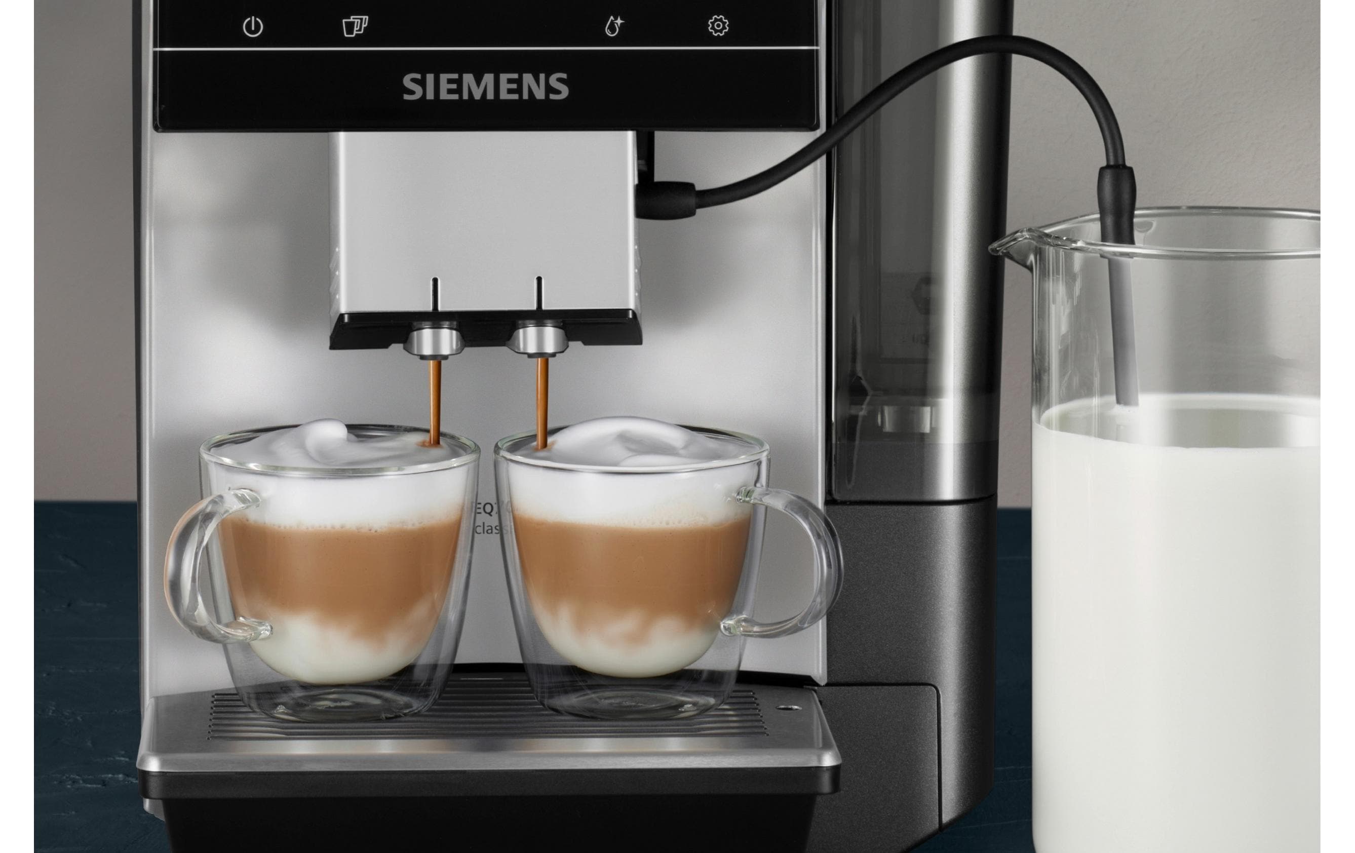 Siemens Kaffeevollautomat EQ700 Classic Inox Silver Metallic Siemens Kaffeevollautomat EQ700 Classic Inox Silver Metallic