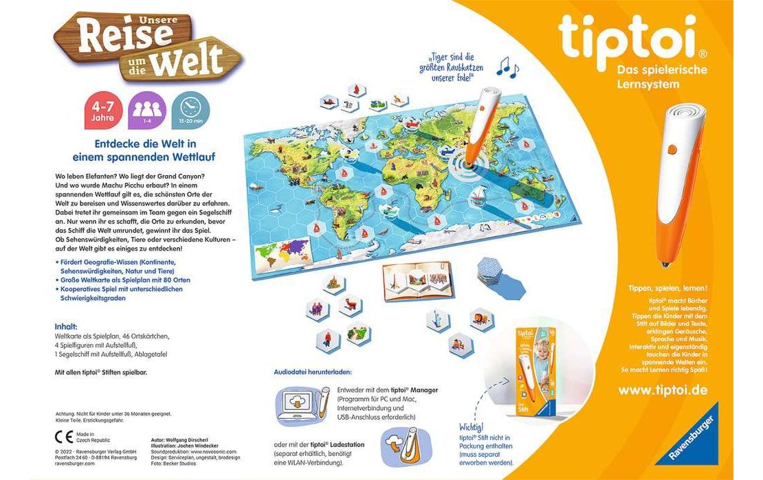 tiptoi Spiel Unsere Reise um die Welt
