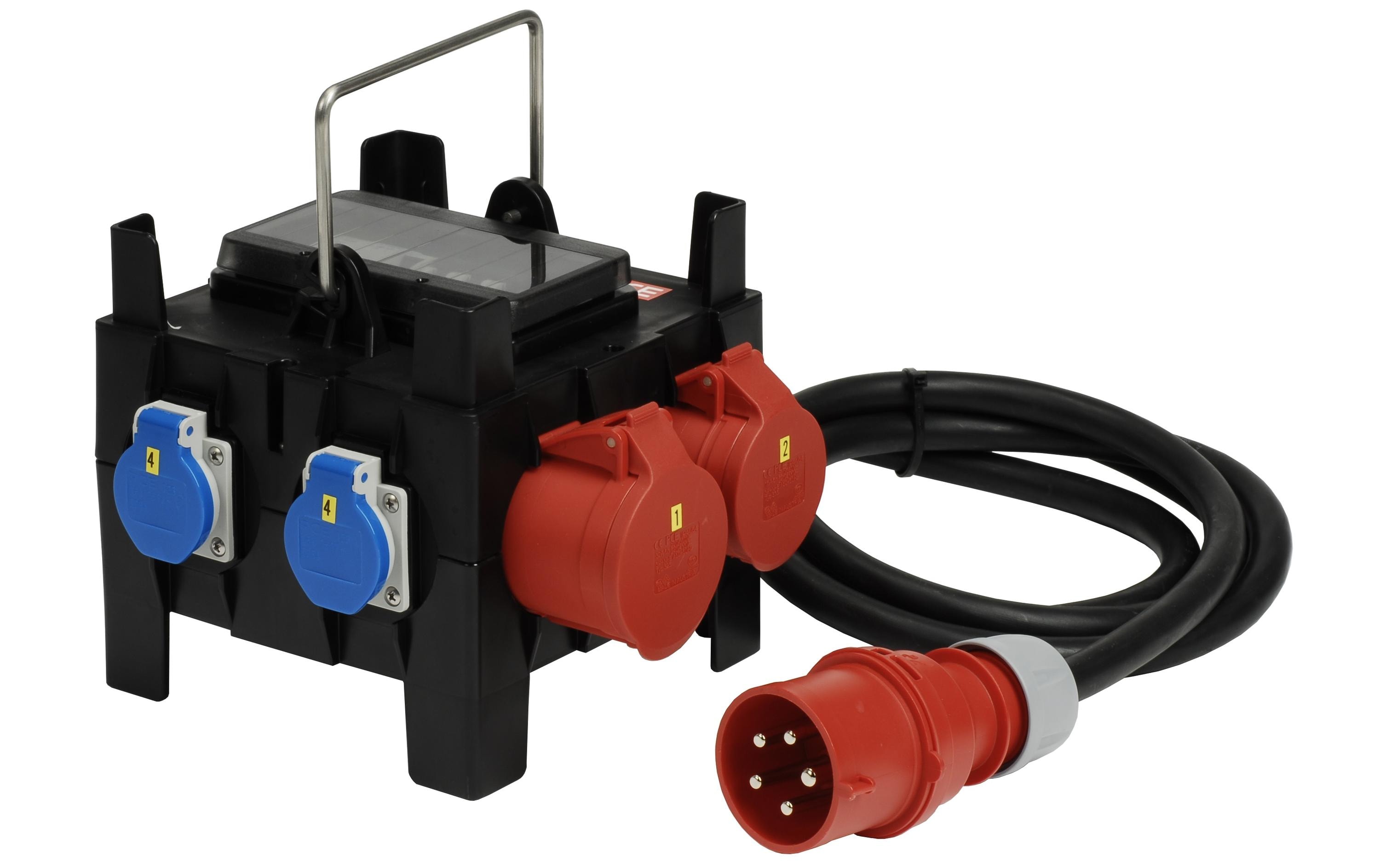 Spälti AG Stromverteiler CEE32/5, CEE16/5, 2x T23, T25, 2 m Zuleitung