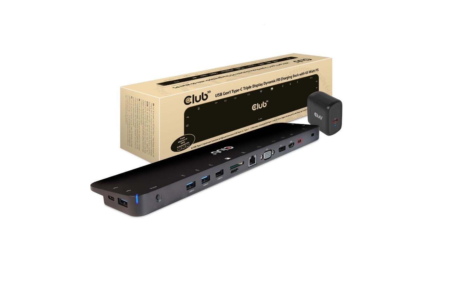Club 3D Dockingstation CSV-1564W65 65 W Club 3D Dockingstation CSV-1564W65 65 W