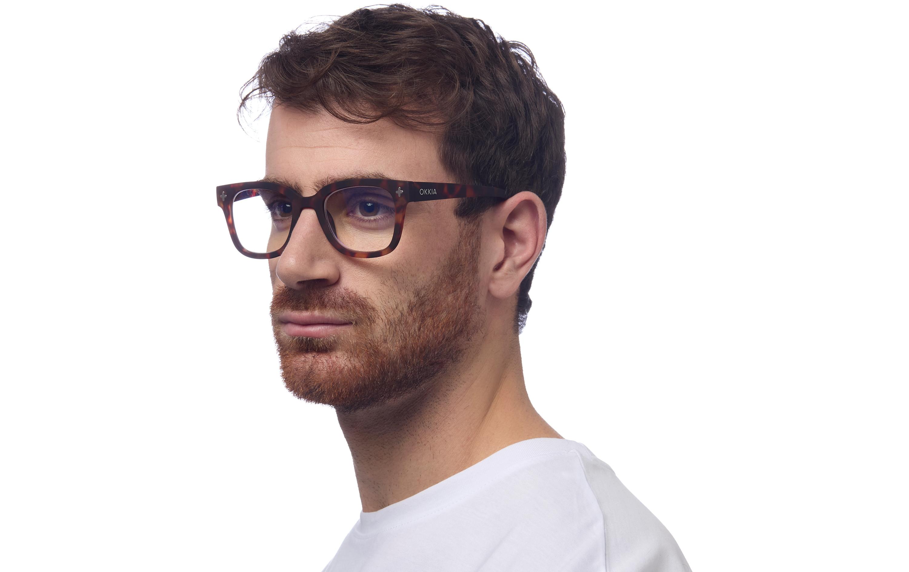 OKKIA Bildschirmbrille Giovanni Classic Havanna, +0,0