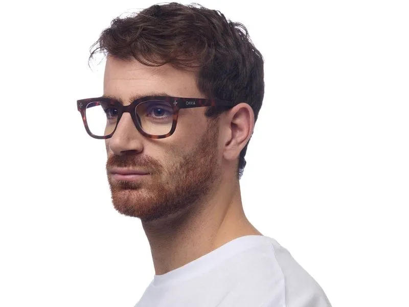 OKKIA Bildschirmbrille Giovanni Classic Havanna, +0,0
