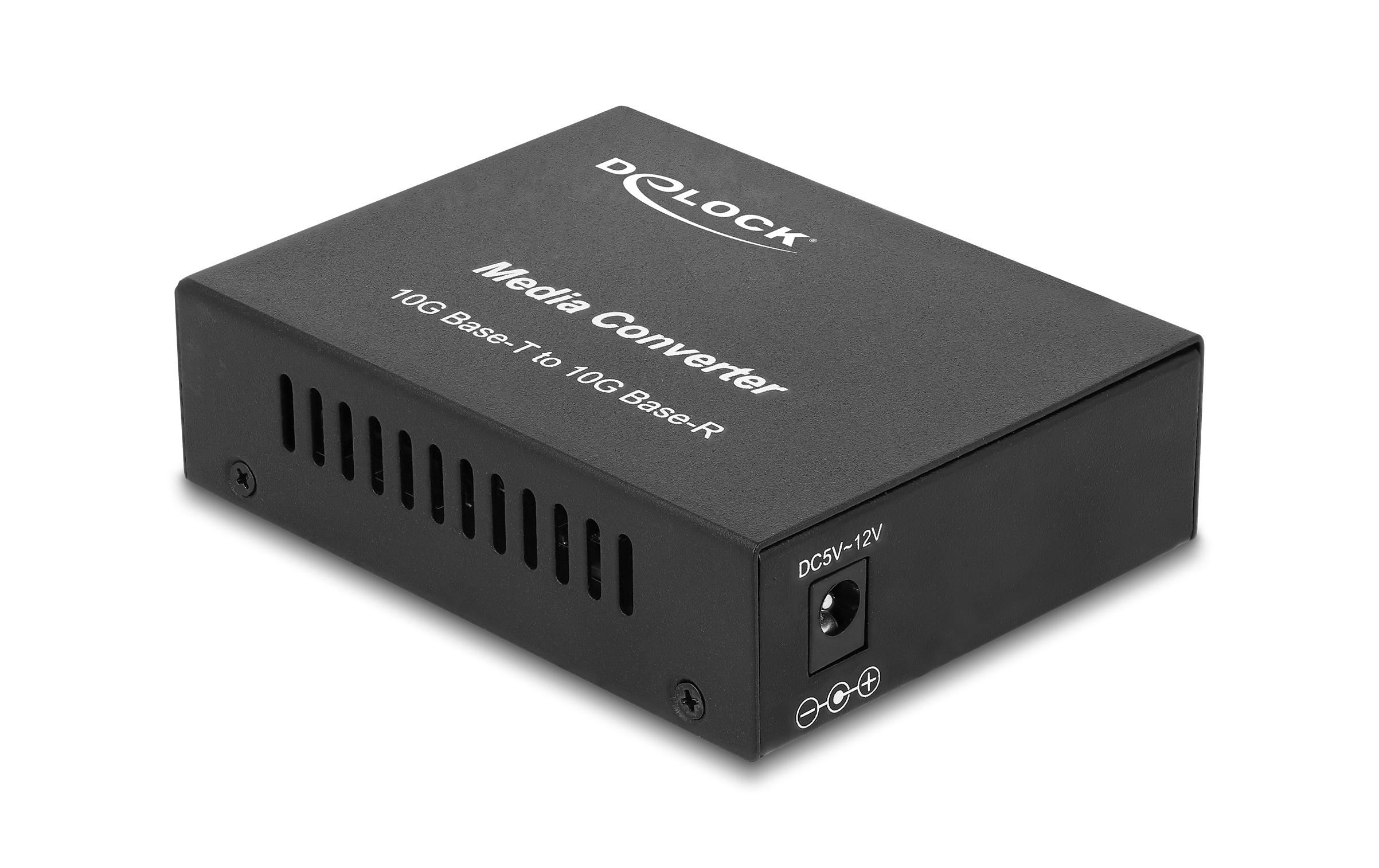 Delock Medienkonverter 10GBase-R SFP+ zu 10GBase-T RJ45