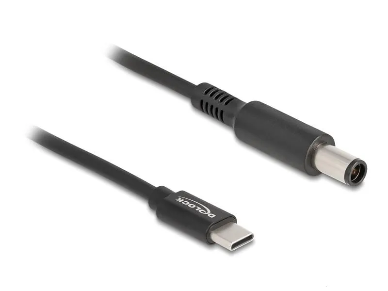 Delock Ladekabel USB-C zu Dell 7.4 x 5.0 mm Stecker 1.5 m Delock Ladekabel USB-C zu Dell 7.4 x 5.0 mm Stecker 1.5 m