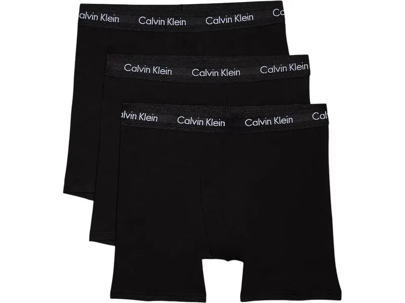 Calvin Klein Wäsche Unterhosen Boxer Brief 3Pk Schwarz/Weiss, S