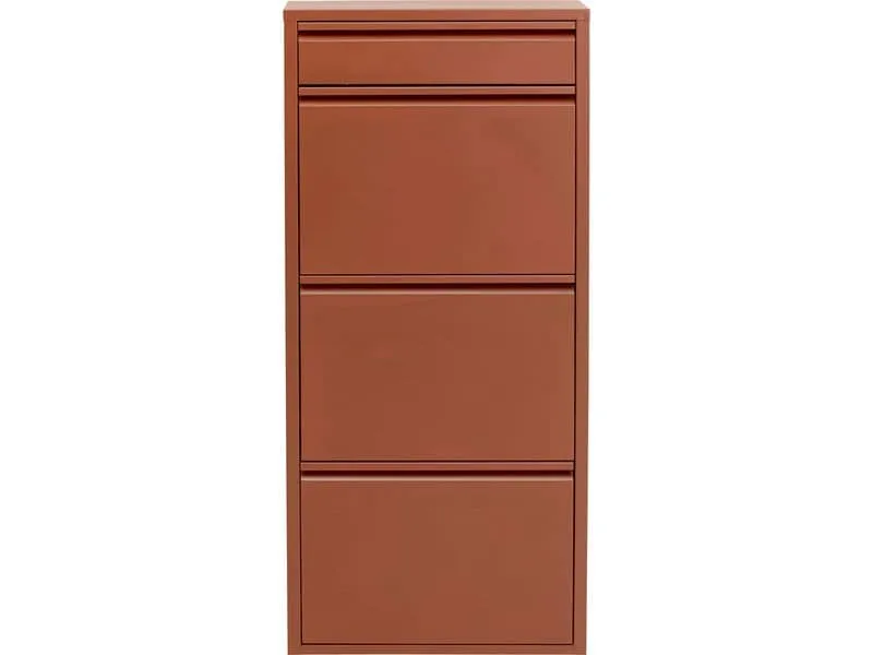 Kare Schuhschrank Caruso 3 Plus 1, Braun Kare Schuhschrank Caruso 3 Plus 1, Braun