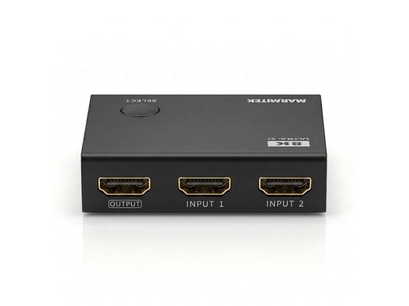 Marmitek Connect 730 3-Port 8K 60 Hz 4K 165 Hz Schwarz Marmitek Connect 730 3-Port 8K 60 Hz 4K 165 Hz Schwarz
