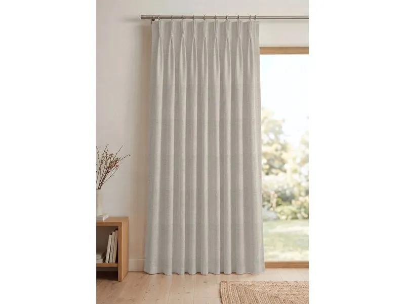 Hubatka Verdunklungsvorhang Blackout 140 x 280 cm, Uni, Beige