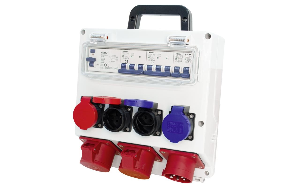 STEFFEN Baustromverteiler CEE16/5 16 A IP55 FI STEFFEN Baustromverteiler CEE16/5 16 A IP55 FI