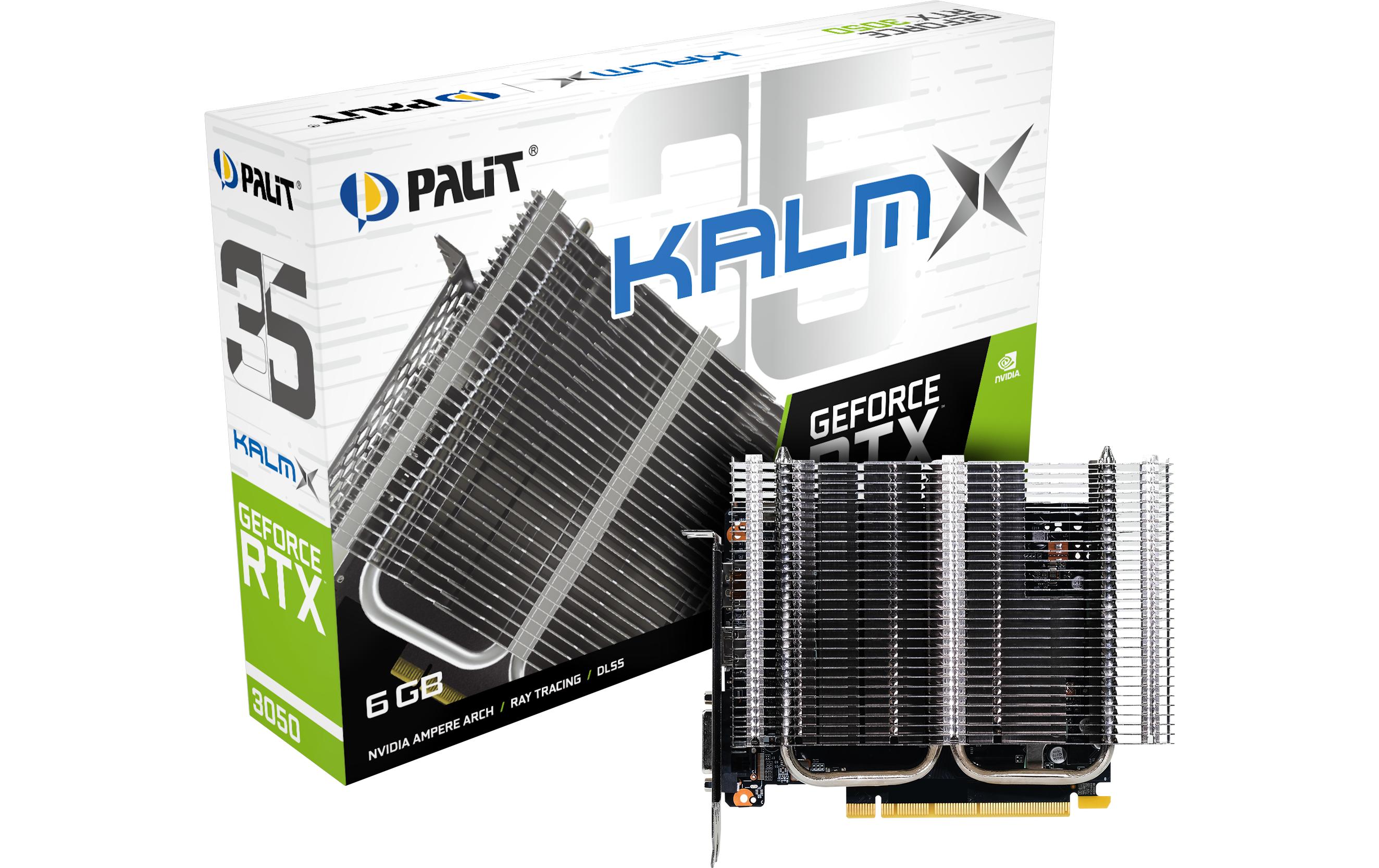 Palit Grafikkarte GeForce RTX 3050 KalmX 6 GB Palit Grafikkarte GeForce RTX 3050 KalmX 6 GB