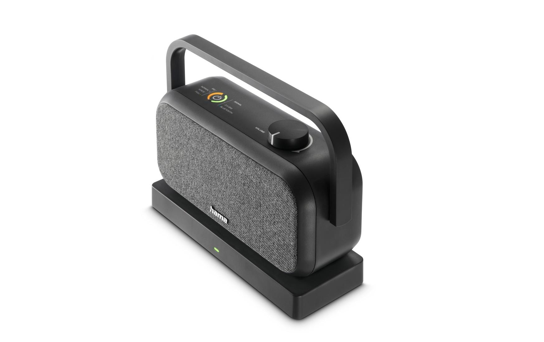 Hama Lautsprecher tragbar, TV, 2.4 GHz Station, Bluetooth, Stereo