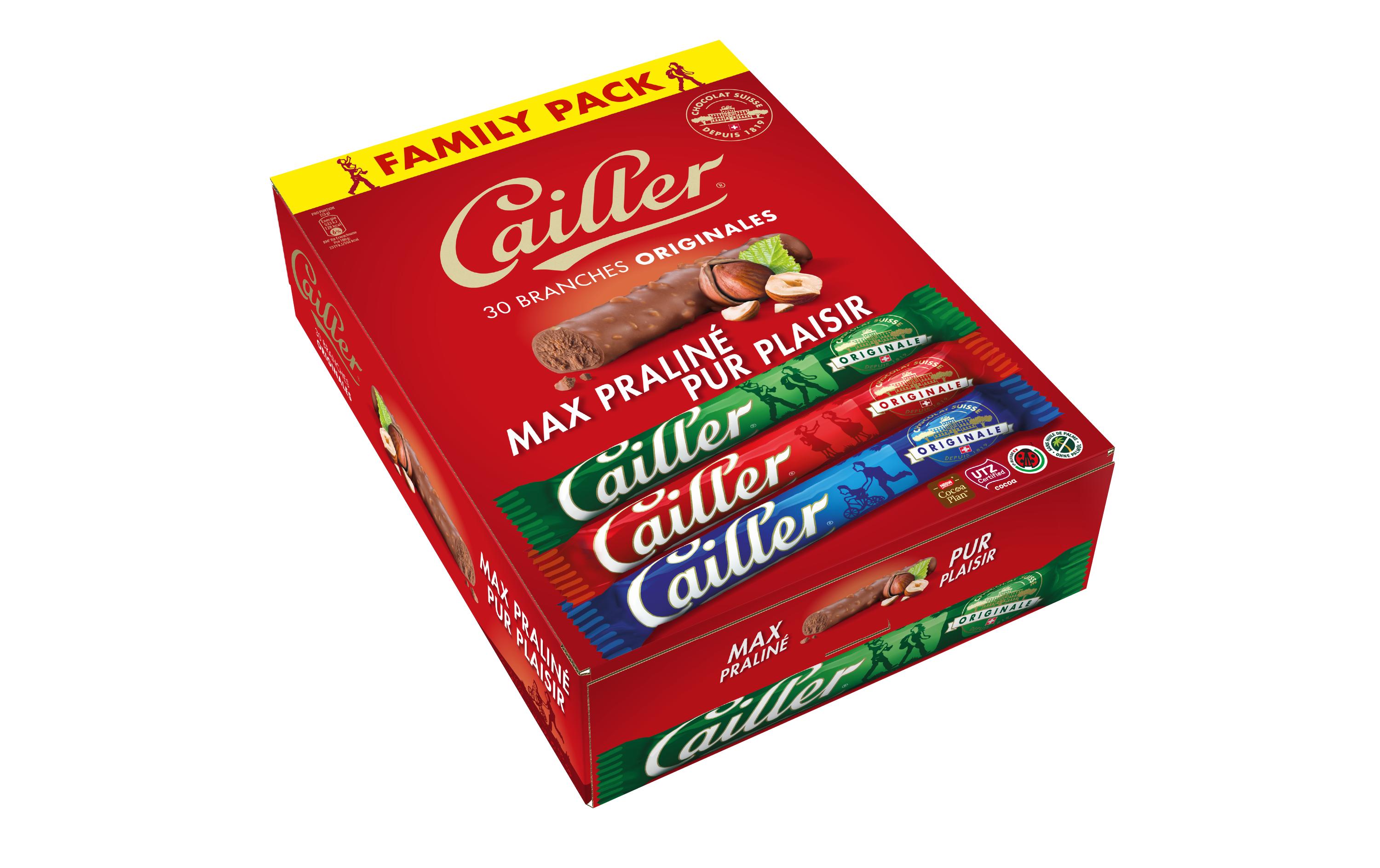 Cailler Branches Milchschokoladenriegel'Originale M 52 x 34 g