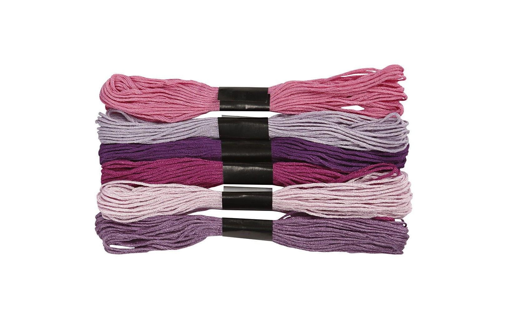 Creativ Company Stickgarn Baumwolle Lila 6 Bündel à 8 m Creativ Company Stickgarn Baumwolle Lila 6 Bündel à 8 m