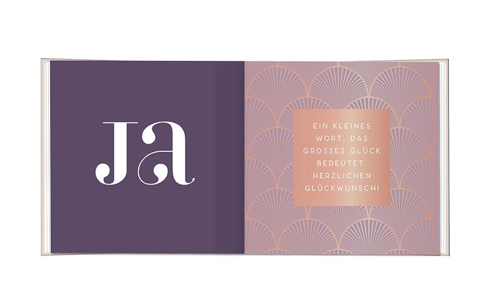 Grafik Werkstatt Minibuch Ihr feiert Hochzeit!