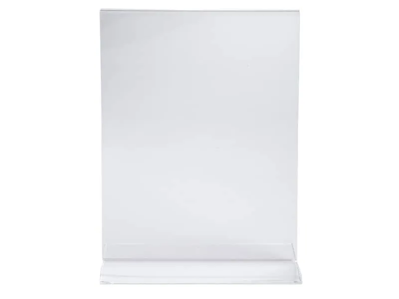 Exacompta Tischaufsteller A4 T-Form Hochformat – Kristall A4 Exacompta Tischaufsteller A4 T-Form Hochformat – Kristall A4